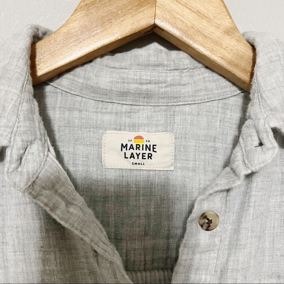 Marine Layer Cecilia Popover top tunic Grey Size S - Picture 5 of 7